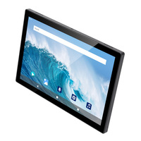 UTAB P1008 10.1 İnç Duvara Monte Android Tablet IPS POE Akıllı Ev Android 10 WiFi 6 Yedi LED Renk RJ45 RS485 USB