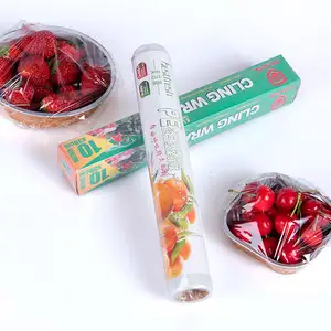 Customizable Kitchen Food Grade Seal PE Stretch Film Injection Molding Roll Plastic Foil for Fresh Food Storage