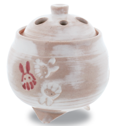 Quemador de Incienso de Cerámica Nippon Kodo (Diseño Kikumon Pequeño, Vajilla de Kioto Kiyomizu-yaki) Hecho a Mano, Incienso Japonés para Todas las Estaciones - Product Image 2