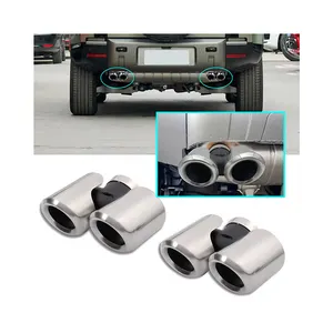 Stainless Steel Exhaust Pipes For Landrover Defend 2020 Muffler Exhaust Pipe Tip Tail Pipe Exhaust