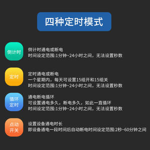 Delixi KG 220V Interrupteurs temporisés sans fil WiFi avec télécommande par smartphone - Product Image 3