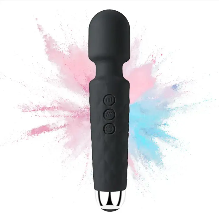 G Spot Vibrators Clitoris Dildo Anal Rotating Head Magic Wand Vibrator Powerful 20 Vibration Modes & 8 Speeds Sexs Toy for Women