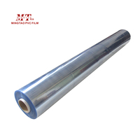 Rouleau de film en PVC transparent souple pour moulage par soufflage, résistant à l'humidité, imprimable, production OEM