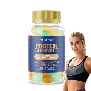 Maßgeschneiderte 100% Natürliche Kreatin-Monohydrat-<span class=keywords><strong>Protein</strong></span>-Gummis Erwachsenen-Pre-Workout-Nahrungsergänzungsmittel mit Muskelaufbau-Vorteilen - Product Image 1