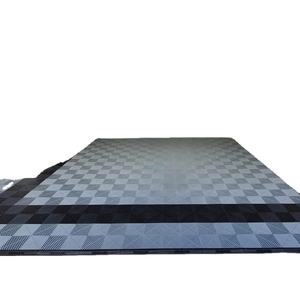 Carreaux de sol en plastique pour garage Gym Tuiles d'évacuation à flux libre - Product Image 4