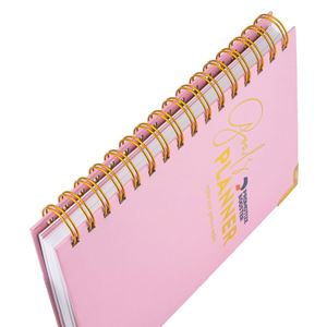 Carnet A5 personnalisé 2025, couverture rigide, non daté, reliure spirale, agenda bien-être, cadeau promotionnel, couverture en cuir, boîte cadeau personnalisable - Product Image 6