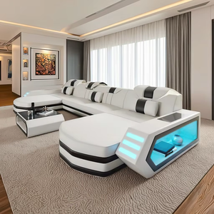 Nuovo <span class=keywords><strong>divano</strong></span> elettrico multifunzionale in vera pelle per soggiorno di alta qualità mobili per la casa con spugnetta - Product Image 1