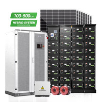 Batterie solaire au lithium-ion 380V 100 kWh pour serveur rack 20kW 30kW 50kW 80kW 100kW et système solaire domestique complet