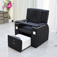 Fauteuil de massage pour pédicure sans plomberie, avec bassin d'eau amovible, en cuir PU, pour distributeurs de mobilier de pédicure