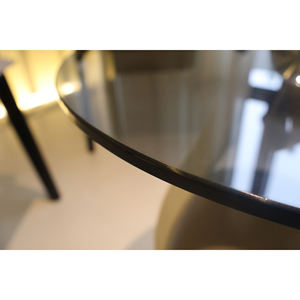 Petite table basse en verre de sécurité pour café et thé Salon populaire Table basse en verre trempé d'extérieur moderne - Product Image 3