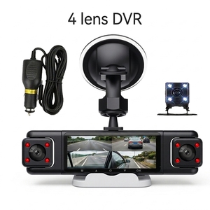 DVR <span class=keywords><strong>de</strong></span> 4 Canales y Cámara para Coche Económica con 4 Lentes y Visión <span class=keywords><strong>de</strong></span> 360° °   Cámara para Auto <span class=keywords><strong>de</strong></span> 3 Pulgadas con <span class=keywords><strong>Pantalla</strong></span> IPS 1080p, 4 Lentes, 360 Grados, 4 Canales - Product Image 1