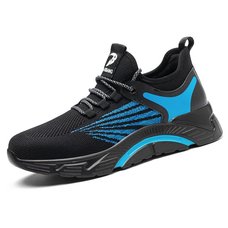 Легкие и дышащие мужские защитные ботинки со стальным носком, рабочие ботинки, Мужская Нескользящая спортивная обувь для строительства