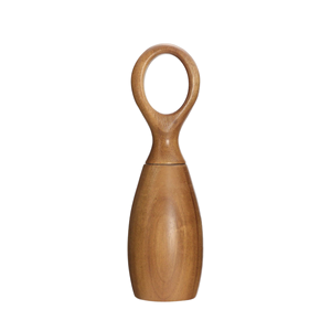 Manual Wood Core Adjustable <b>Pepper</b> & Sea Salt <b>Grinder</b> Household Multi-Use Kitchen Tool for <b>Pepper</b> Powder Milling - Product Image 1
