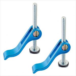 มือจับอลูมิเนียมสีน้ำเงิน CNC พร้อมตัวล็อคแบบปรับได้ คันโยกหนีบพร้อมบริการเจาะและเจาะร่อง ยี่ห้อ Xavier ราคาโรงงานถูก - Product Image 2