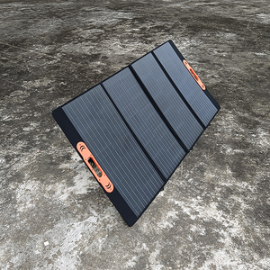 แผงโซลาร์เซลล์แบบพับได้ 50W 100W 200W โมโนคริสตัลไลน์ พกพาสะดวก ประสิทธิภาพสูง สำหรับตั้งแคมป์และเรือ - Product Image 4