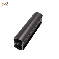 Système de garde-corps sur mesure en aluminium 6063, finition thermolaquée, conception de support de charge, découpe et pliage de sections, série 6000
