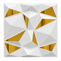 Panel de Pared 3D de PVC con Prisma de Cristal, Alto Brillo, Comercial, WYRAX