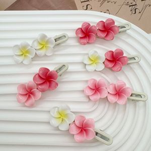 De Roze Ei Bloem Haarspeld Is Een Schattige Roze Ei Bloem Haarspeld Uitstekende Kapsel Accessoire Side-Blowout Stijl Hars - Product Image 2
