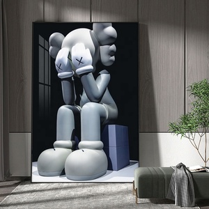 La pittura in porcellana di cristallo di diamante è grande, leggera e lussuosa e il moderno portico decorativo semplice entra in casa - Product Image 3