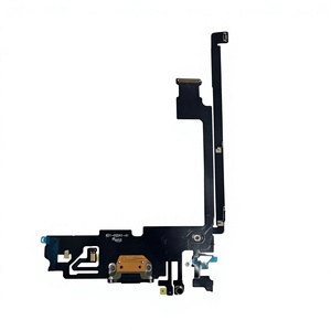 For iPhone 12 Pro Max Charging Port Dock Connector Flex <b>Cable</b> with IC <b>Microphone</b> Replacement Repair Part - Product Image 1