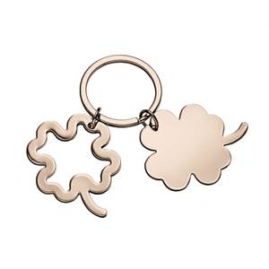 Llavero de metal con colgante de árbol de la vida en oro rosa para llaves y bolsos - Product Image 1