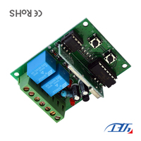 Récepteur de code universel DC/AC9V-24V, émetteur-récepteur de télécommande 433 MHz Jog/Lock-off