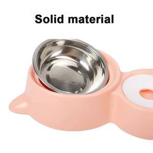 DoePet 개 고양이 그릇 미끄럼 방지 도매 고품질 더블 고양이 그릇 물과 음식 애완 동물 피더 애완 동물 자동 피더 그릇 - Product Image 4