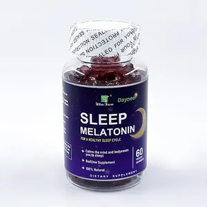 Частная торговая марка, жевательные резинки для сна, OEM, здоровая добавка, мелатонин, жевательные резинки для сна, время сна перед сном, диетические жевательные резинки