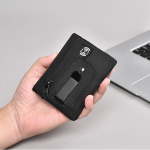 Beliebter RFID Outdoor-Reise-Gürtelclip, eng anliegende Hüfttasche, diebstahlsichere Kartenlese-Leder-Gürtelbörse - Product Image 2