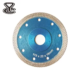 Mejor venta seco corte X-turbo prensa caliente hoja de sierra de diamante super Delgado consejos disco de corte para baldosas de cerámica de fibra de vidrio, etc.