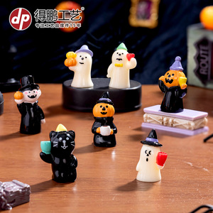 ดีพี มินิ ฮาโลวีน เรซิ่น ผี แวมไพร์ ฟักทอง ของตกแต่งในร่ม ของประดับตกแต่งโต๊ะทำงาน - Product Image 2