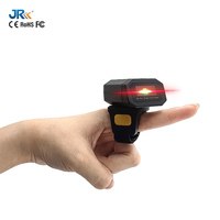 Escáner de Códigos QR Portátil JR HC-Z38W con Bluetooth, Base de Carga, Mini Lector de Códigos de Barras de Bolsillo con Anillo, Interfaz USB