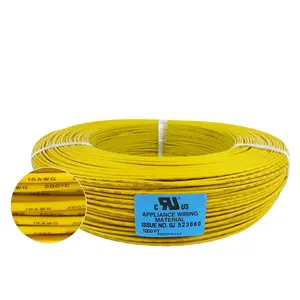 FEP PFA PTFE UL1332 16awg 18awg 20awg 22awg electrical hoop up wire red/blue/black/yellow/pink/white/brown