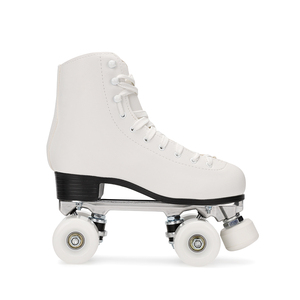 Patines Quad Profesionales <span class=keywords><strong>de</strong></span> Cuatro <span class=keywords><strong>Ruedas</strong></span> para Exteriores, Zapatos Tradicionales para Alquiler en Pistas <span class=keywords><strong>de</strong></span> Hielo - Product Image 1