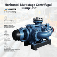 Pompe d'alimentation de chaudière industrielle haute pression horizontale multicellulaire centrifuge pour l'eau chaude et l'alimentation en eau