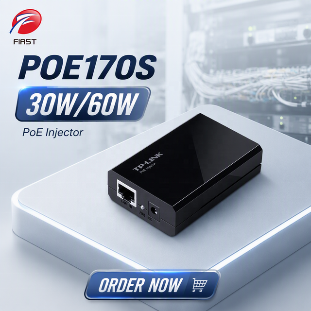 TL-POE170S Gigabit PoE Injector 30W 60W Power Over Ethernet Adapter for Wireless AP IP Camera Networking Hub Site Unit