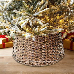 G&L - Collar y Falda Redondos de Plástico Ecológico de Alta Calidad para Árbol de Navidad de 6 a 7.5 Pies, Decoraciones para Cestas de Árboles de Navidad - Product Image 4