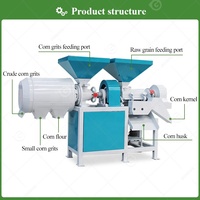 Posho Mill Plant Auto Farine De Maïs Pâte De Maïs Grains Broyeur Chine Dégerminate Fraiseuse Équipement Inde