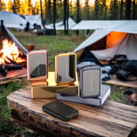 Nouveaux produits tendance : Batterie externe fine à charge rapide 5000 mAh, Power Bank avec charge sans fil pour téléphone