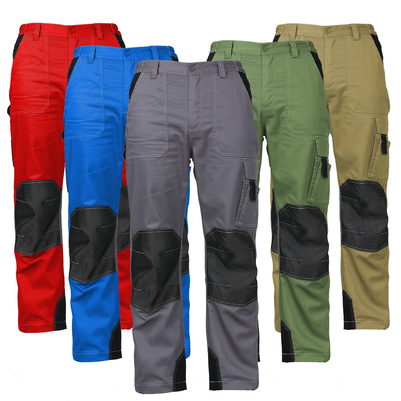 Amazon Venda quente de Alta Qualidade Calças de Multi-bolsos Calças de Trabalho dos homens Calças Calças Dos Homens Calças de Trabalho Workwear