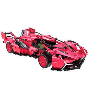 60510-60511 Supercar Children and Adult Educational <b>Building</b> <b>Block</b> Racing Car Toy - Product Image 1
