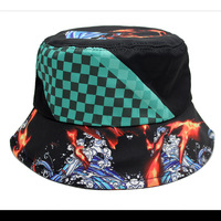 8 Model Topi Bucket Anime Kartun untuk Anak Besar, Topi Nelayan Cetak Warna dengan Topi Bucket 3D Lucu Custom untuk Anak-Anak