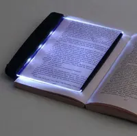Luz LED de lectura para libros planos, iluminación de Panel plano, lámpara de lectura, luz LED nocturna para libros