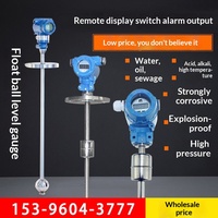 Explosion-proof Corrosion-Resistant High Accuracy Stainless Steel Magnetic Float Level Gauge Sensor Transmitter Switch