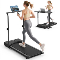 Máquina de Adelgazamiento Profesional para Debajo del Escritorio, Equipo de Fitness para el Hogar, Caminadora Plegable, Suministro de Fábrica