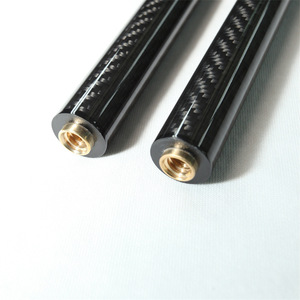 Carbon Fiber Mid Length Handle 153mm Quick Release Connector For <b>Snooker</b> <b>Billiard</b> Cue Durable With Protective Sleeve - Product Image 4