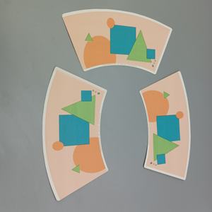 Ventilateur de gobelet en papier enduit de PE personnalisé en gros et fond de gobelet en papier, matière première alimentaire, 7oz/4oz/6oz/8oz/12oz/16oz - Product Image 4