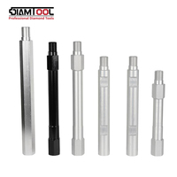 Barre d'extension hexagonale 1-1/4"-7 UNC pour foret diamanté, 300mm 350mm 500mm, pour béton