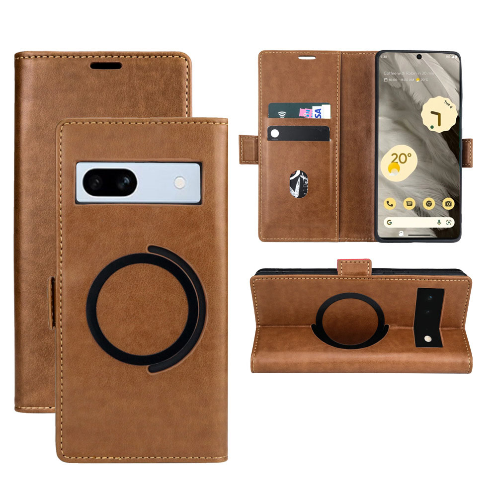 Cadorabo Custodia Flip Con Chiusura Magnetica Per Google Pixel 2 XL – Colore Rosso Mela