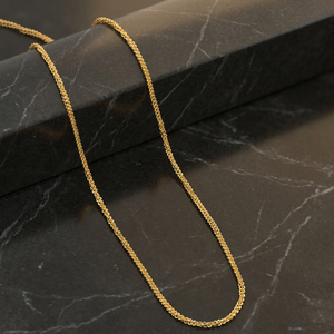 Wholesale 14K18K24K Micron Gold Plated Beaded Chain Necklaces, Modern Chain Design, Fashion Chains Necklaces, Brass Gold Chain. - Product Image 5